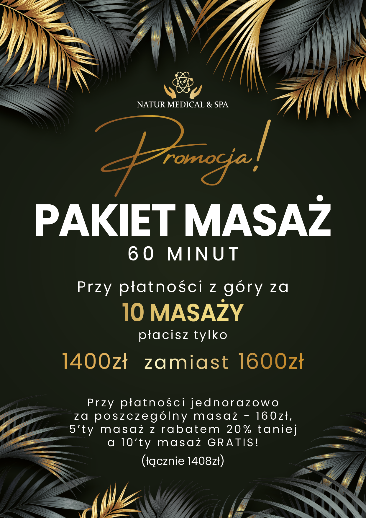 promocja Pakiet Masaż 60 minut