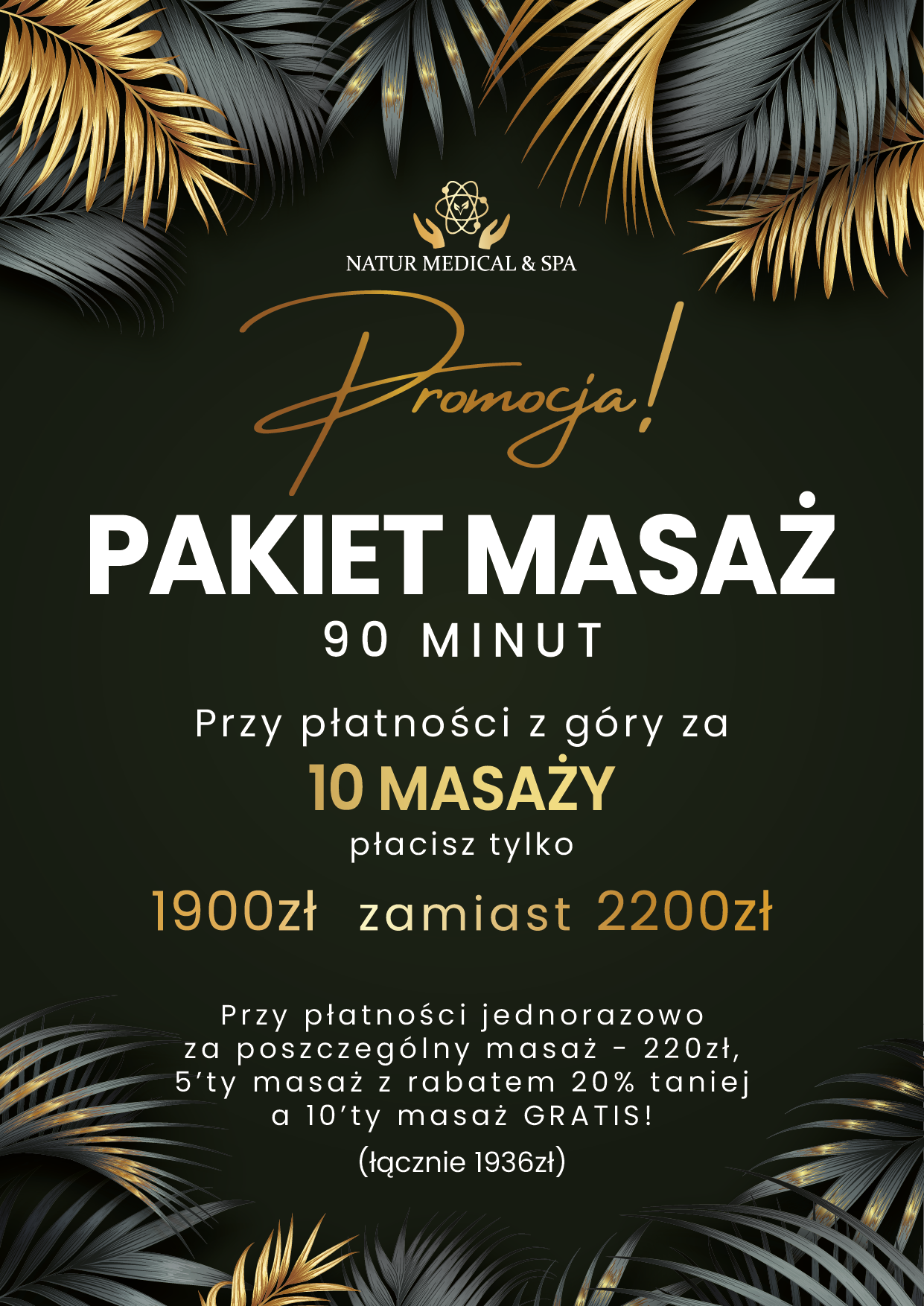 promocja Pakiet Masaż 90min